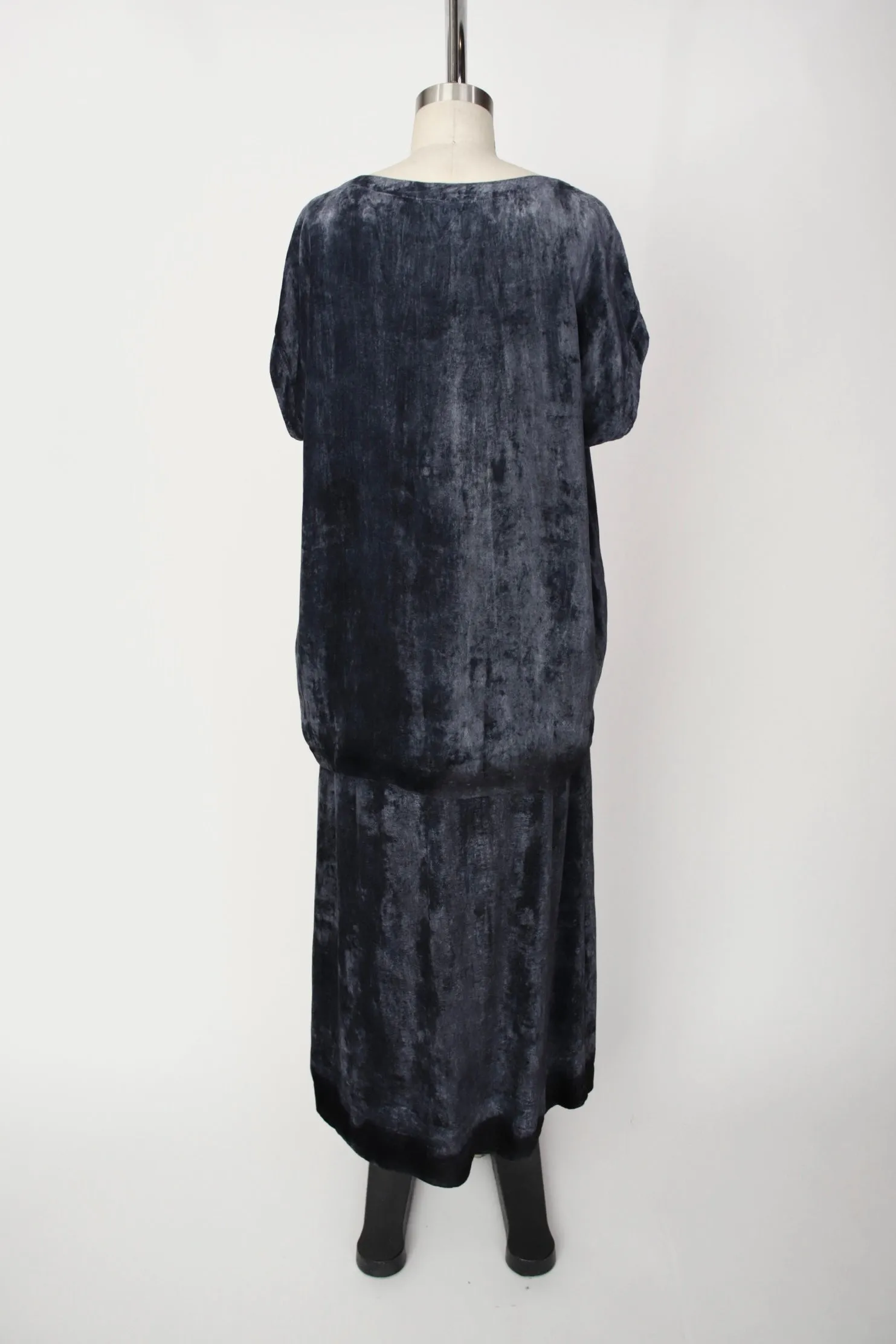 1990s Issey Miyake Velvet Skirt Set