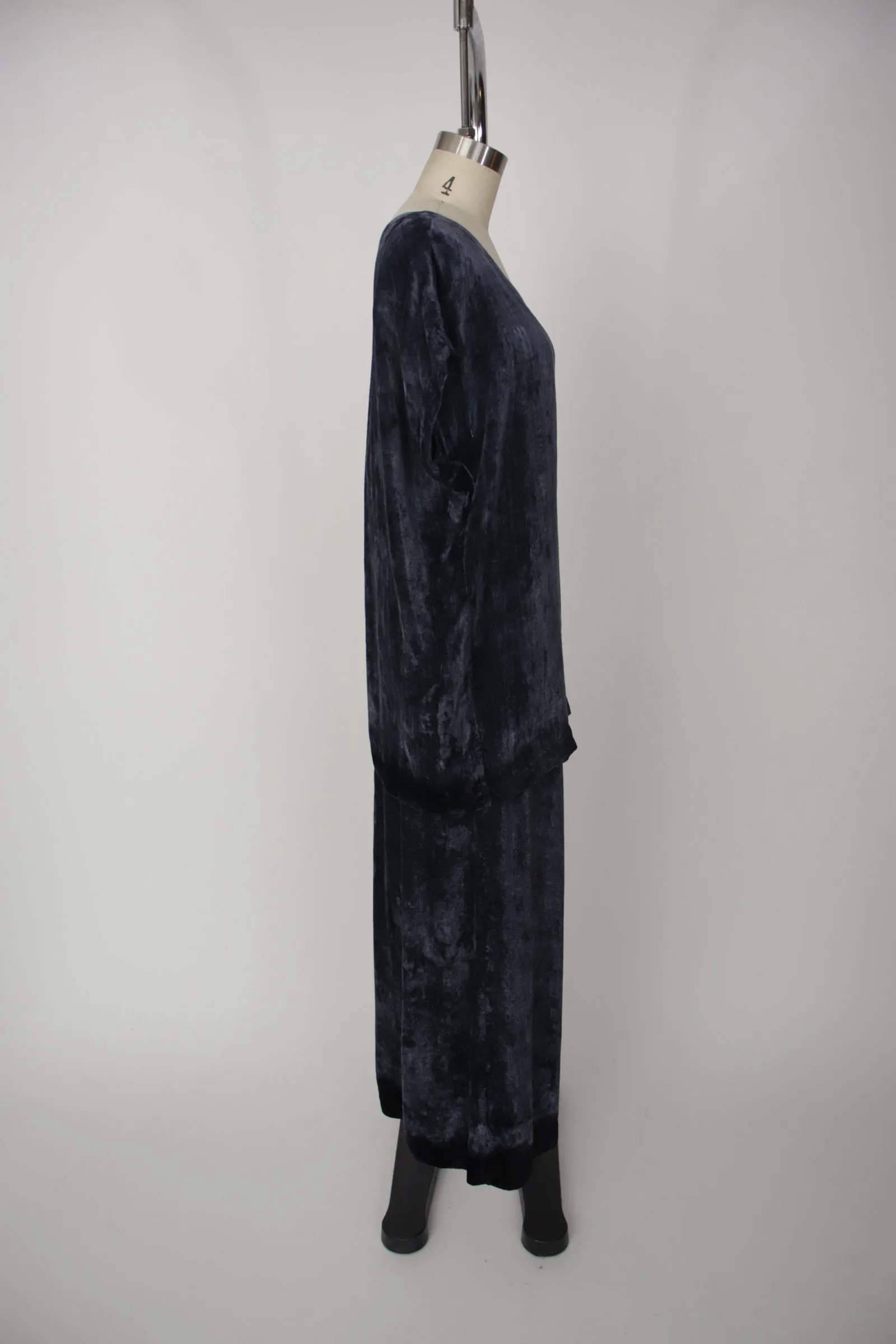 1990s Issey Miyake Velvet Skirt Set