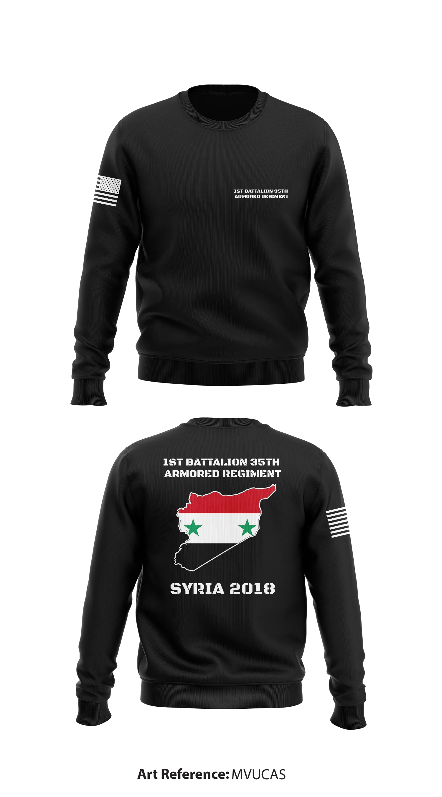 1st Battalion 35th Armored Regiment Store 1 Core Men's Crewneck Performance Sweatshirt - mVuCaS