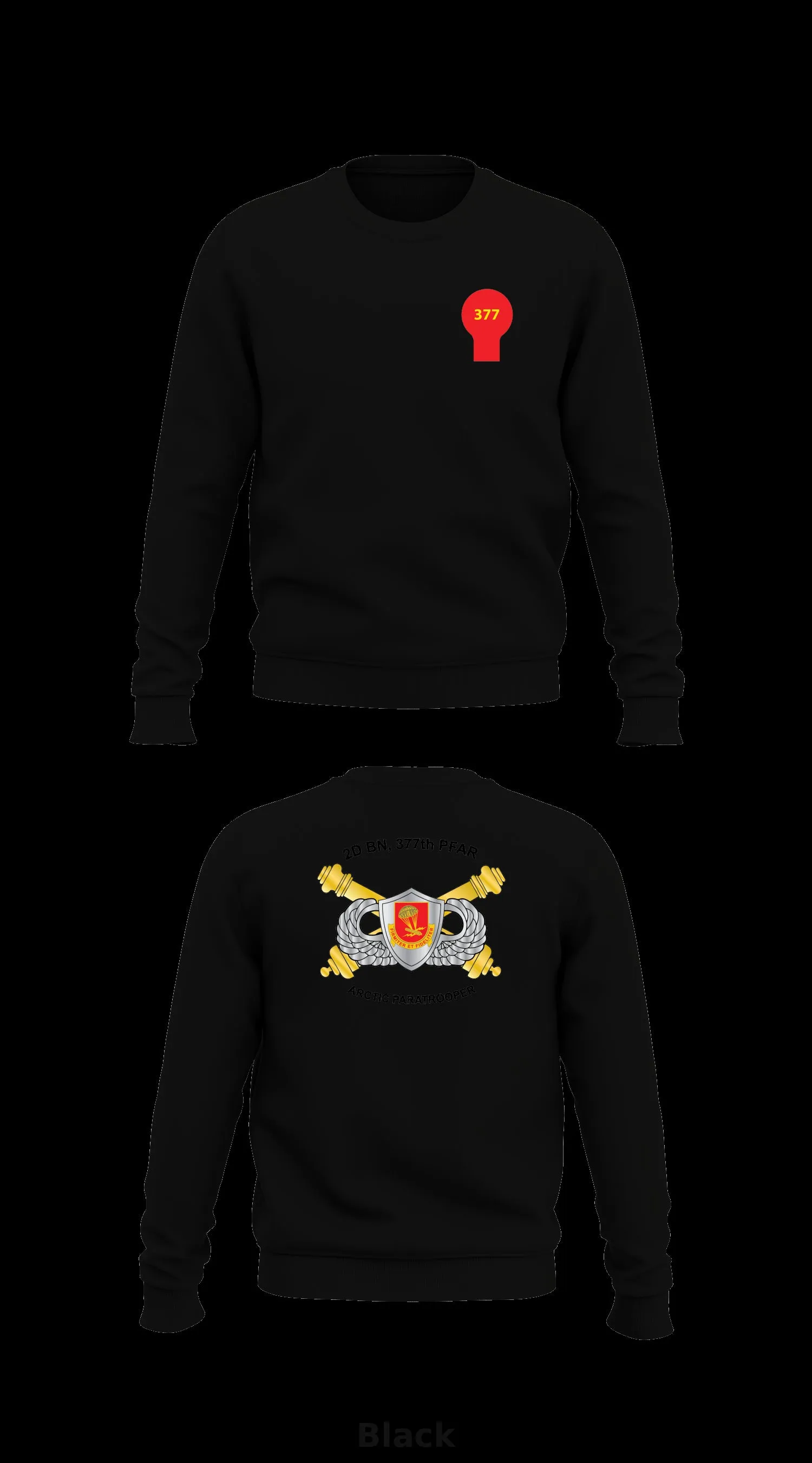 2-377TH PFAR Store 1 Core Men's Crewneck Performance Sweatshirt - 30702280965