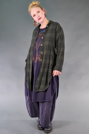 2289 Plaid Buttoned Work Shirt-Night Forest-U