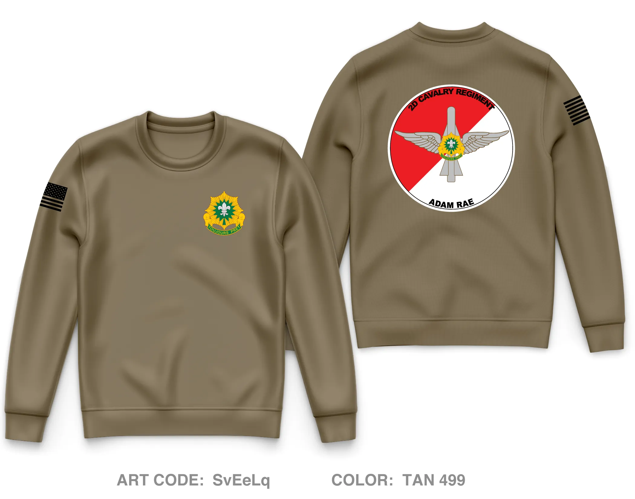 2CR ADAM|RAE Core Men's Crewneck Performance Sweatshirt - SvEeLq