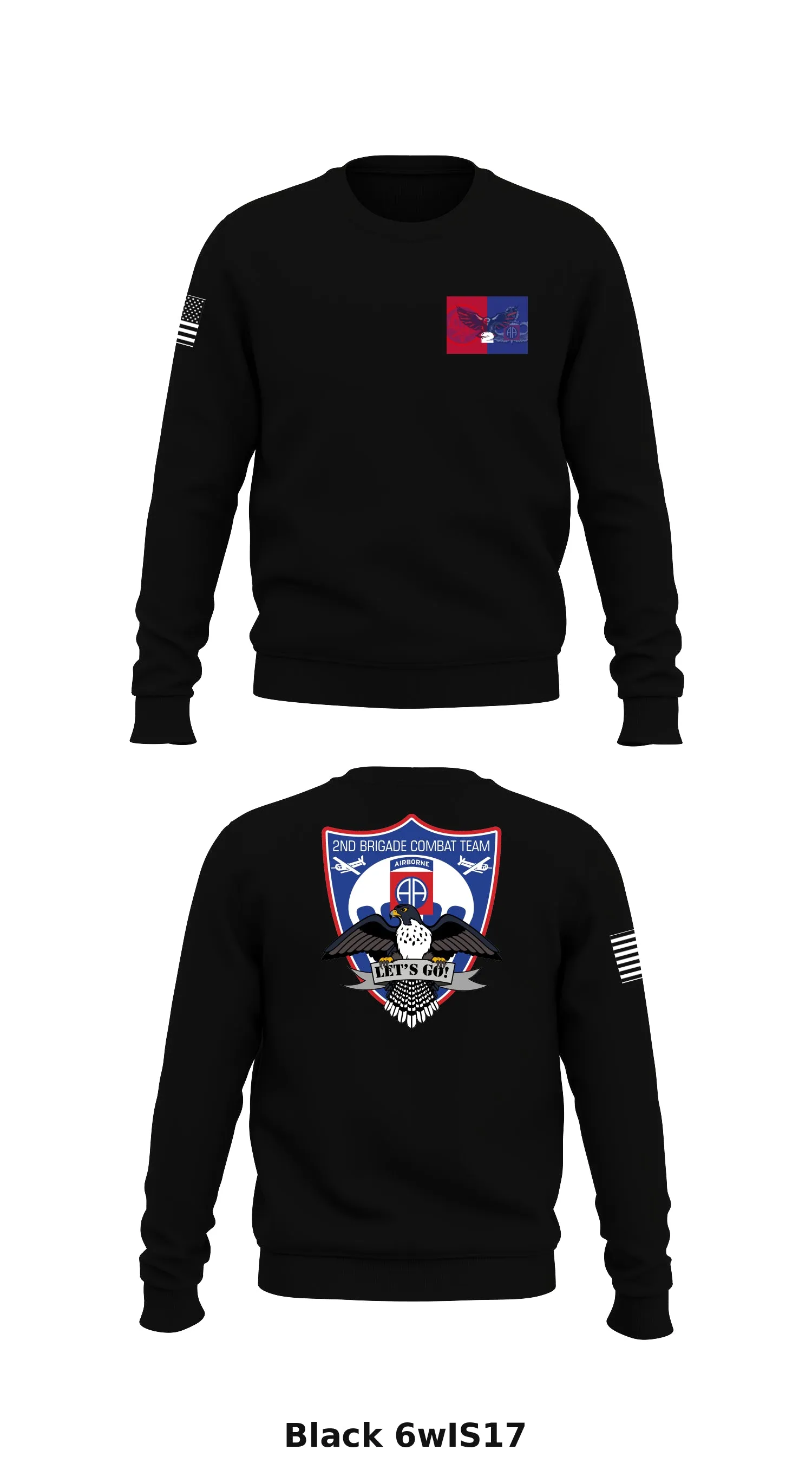 2nd Brigade Combat Team, 82nd Airborne Division Store 1 Core Men's Crewneck Performance Sweatshirt - 6wIS17