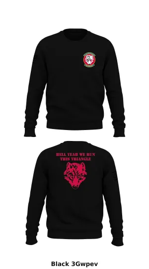 336th red wolves Store 1 Core Men's Crewneck Performance Sweatshirt - 3Gwpev