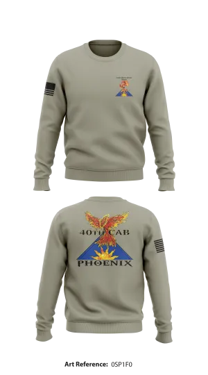 40th Combat Aviation Brigade Store 1 Core Men's Crewneck Performance Sweatshirt - 0sp1f0