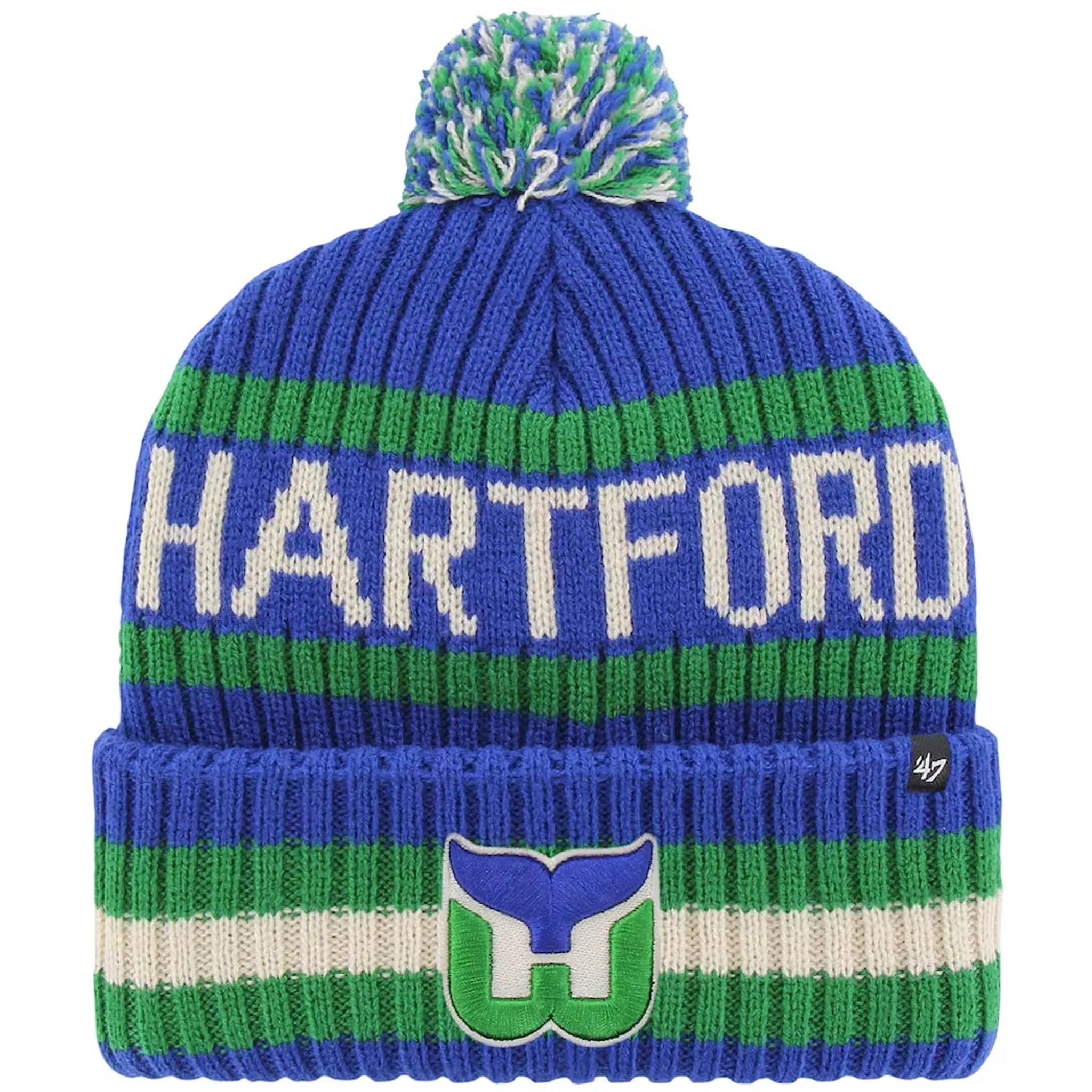 47 Brand NHL Bering Cuff Knit Toque - Hartford Whalers