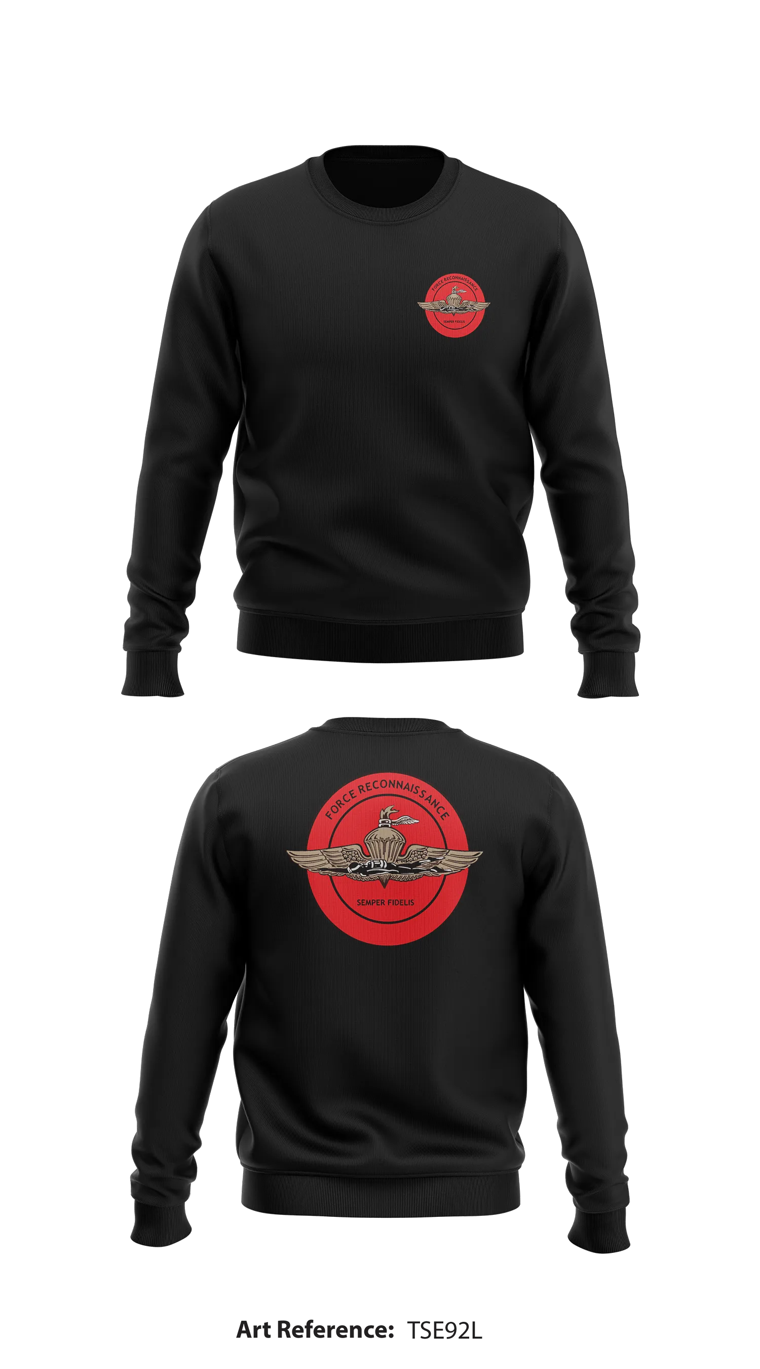5th Force Recon Store 1 Core Men's Crewneck Performance Sweatshirt - 40136392092