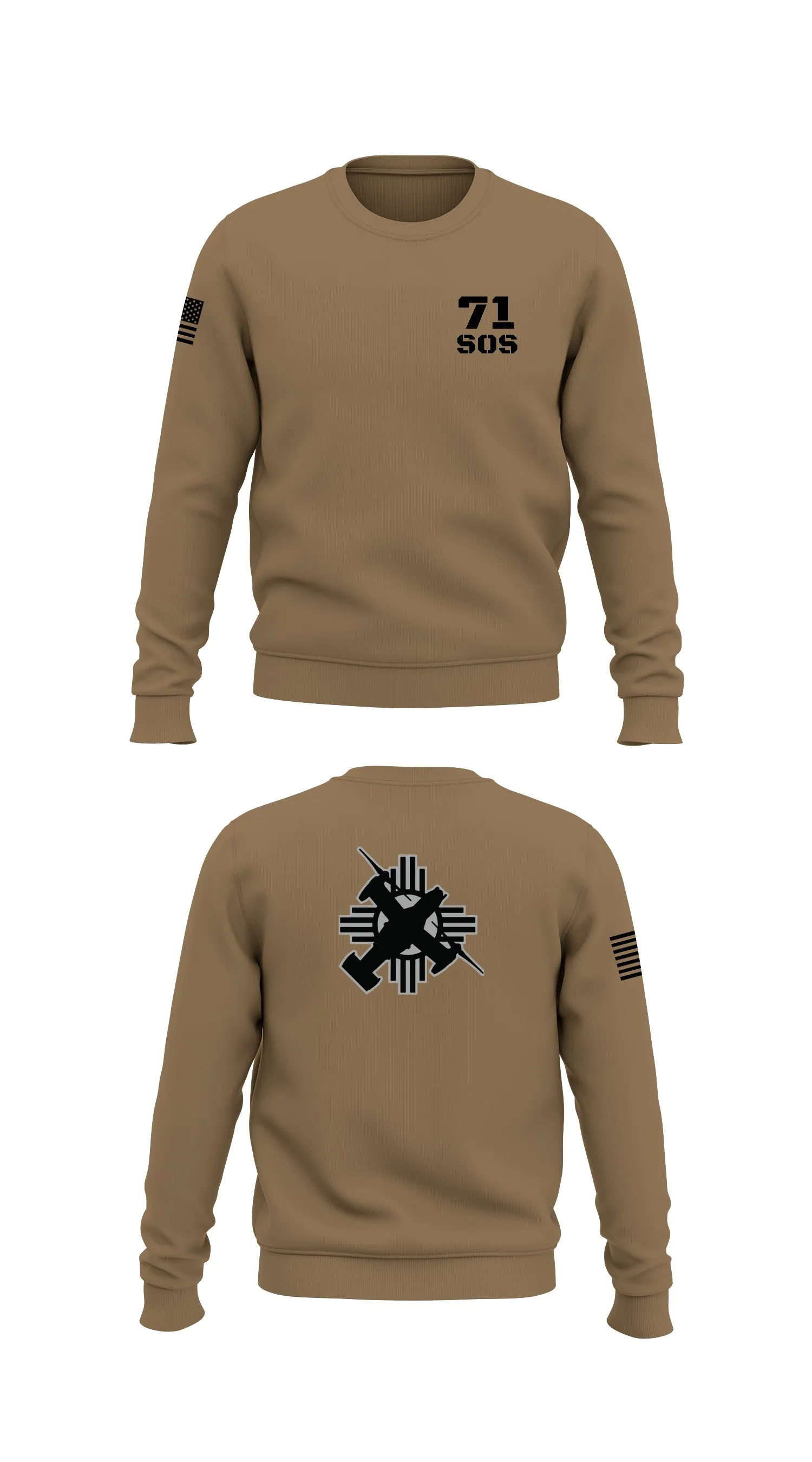 71 SOS Store 1 Core Men's Crewneck Performance Sweatshirt - 85533794316