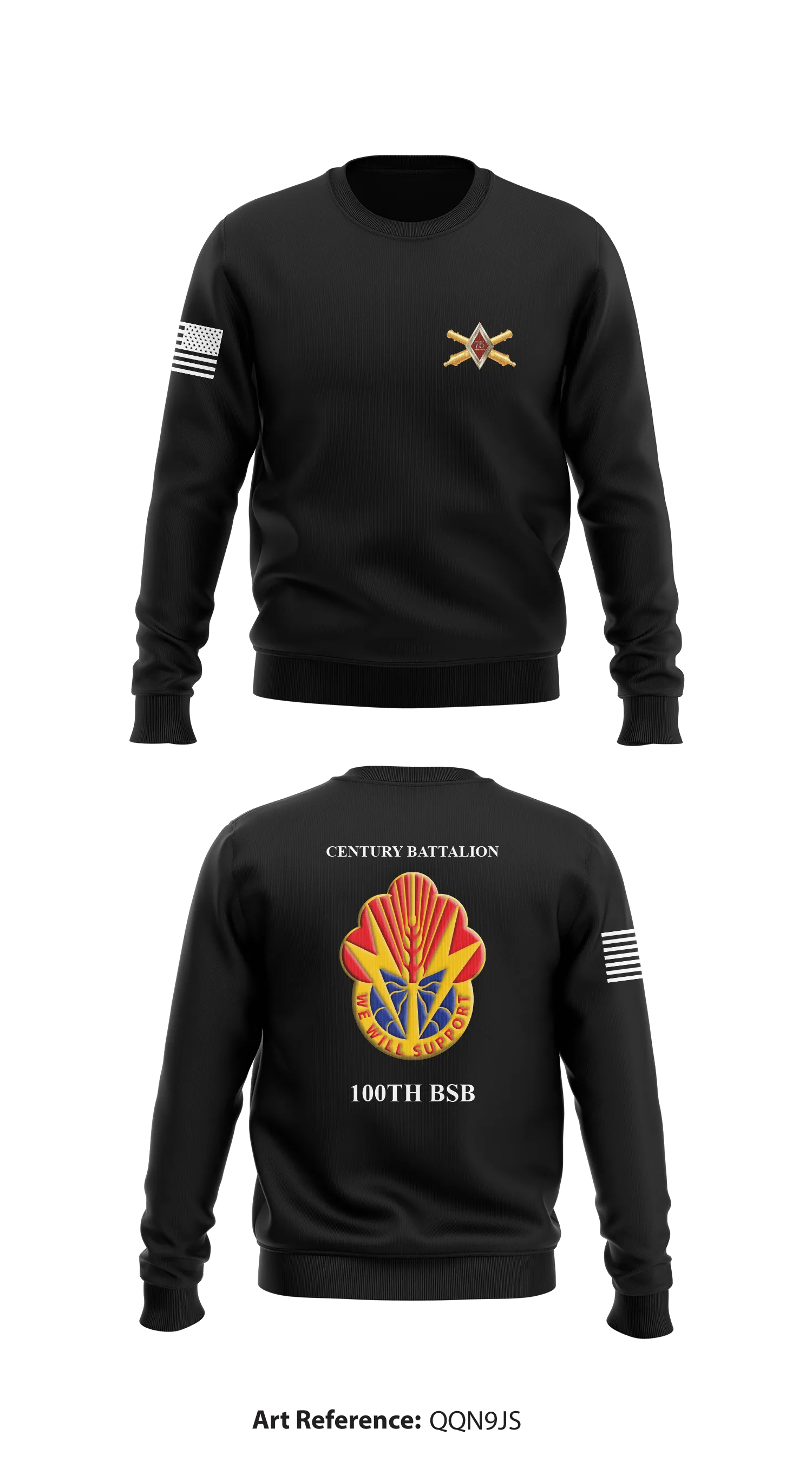 75th Field Artillery Brigade Store 1 Core Men's Crewneck Performance Sweatshirt - qqN9JS