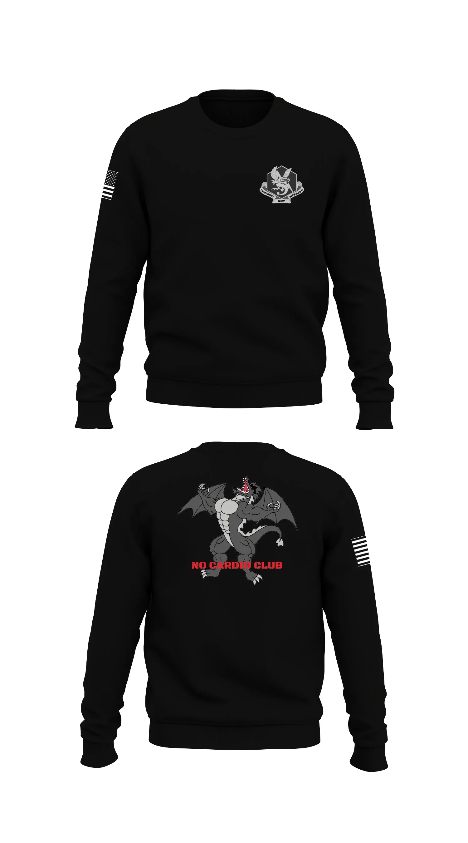 83d Chemical Battalion Store 1 Core Men's Crewneck Performance Sweatshirt - 76046312254