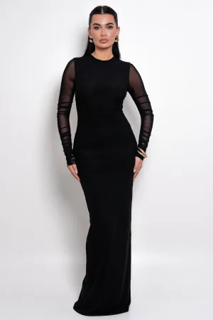 Aaliyah Black Dress