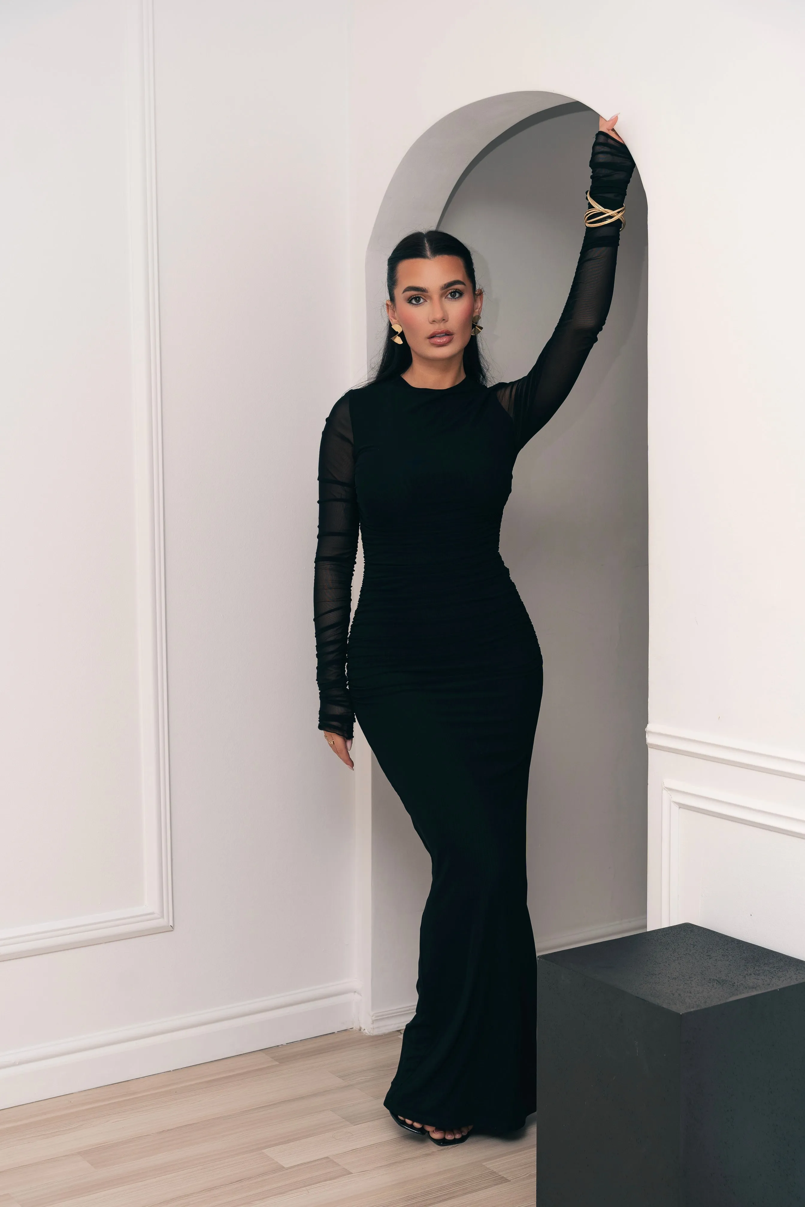 Aaliyah Black Dress