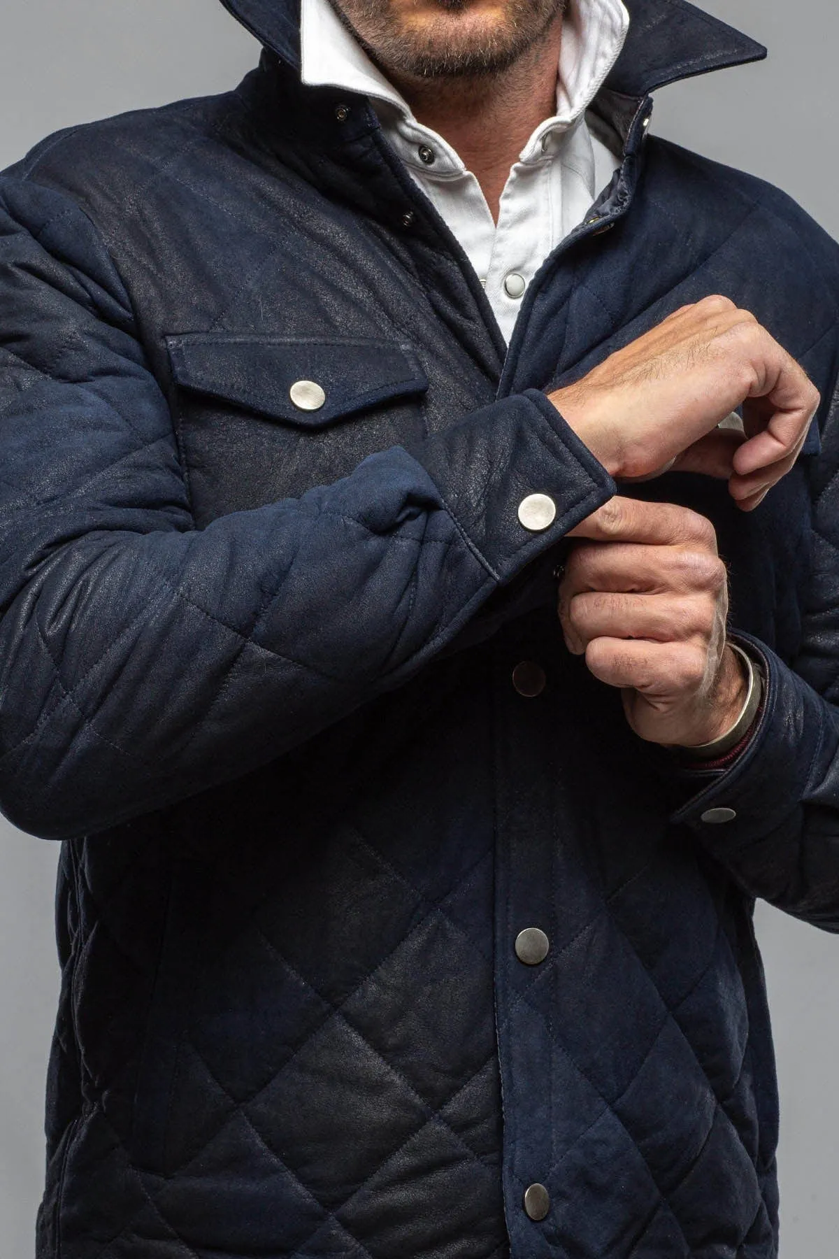 Academia Jacket In Ocean Depth