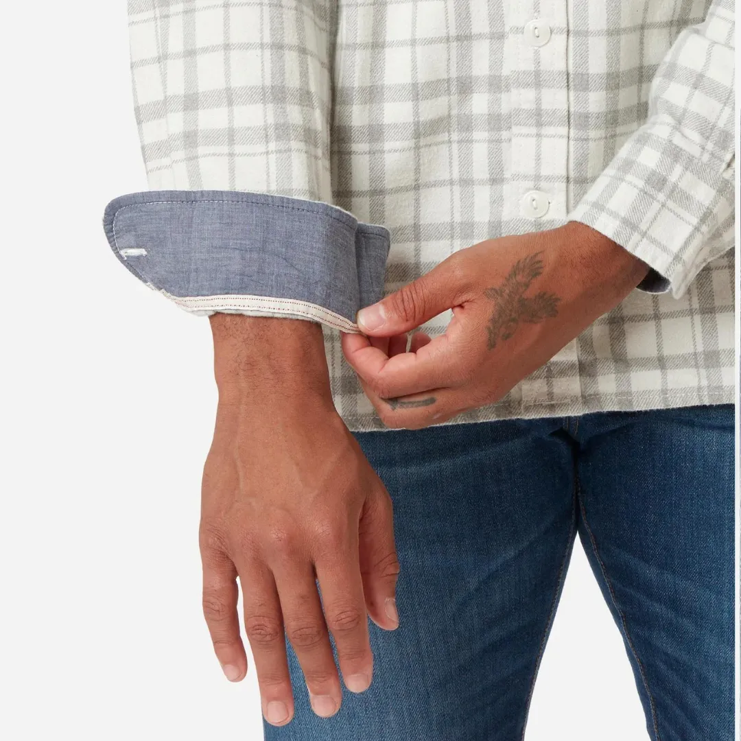 Ace Rivington Flannel Utility Shirt - Arctic