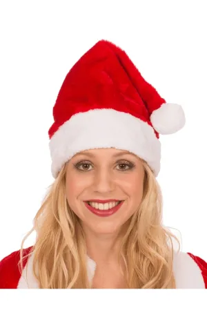 Adult Fleece Santa Hat Accessory