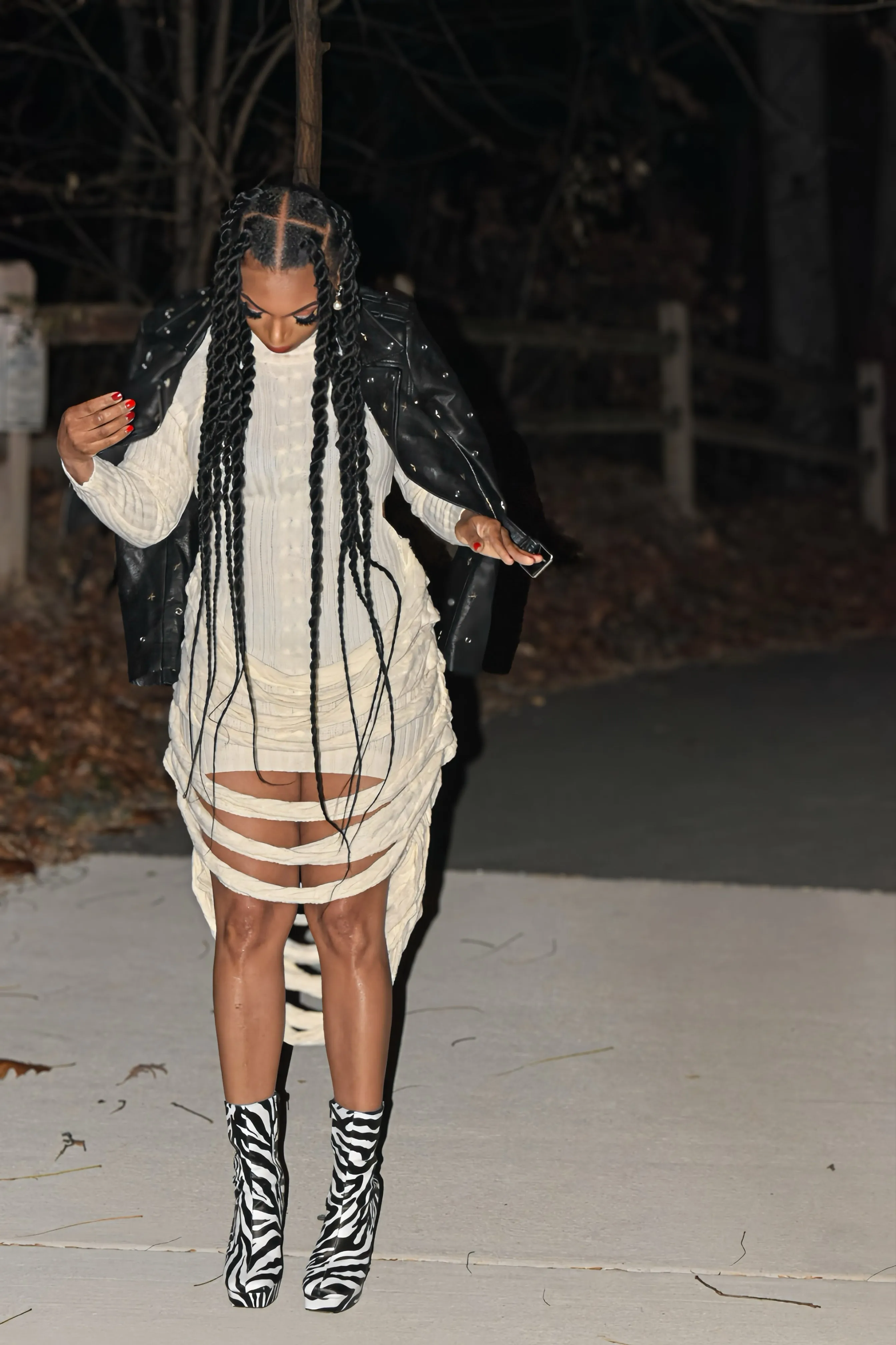 All About Me Draped Sweater Dress