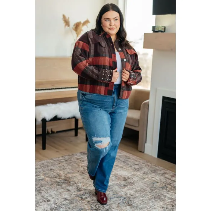 Already There Plaid Shacket