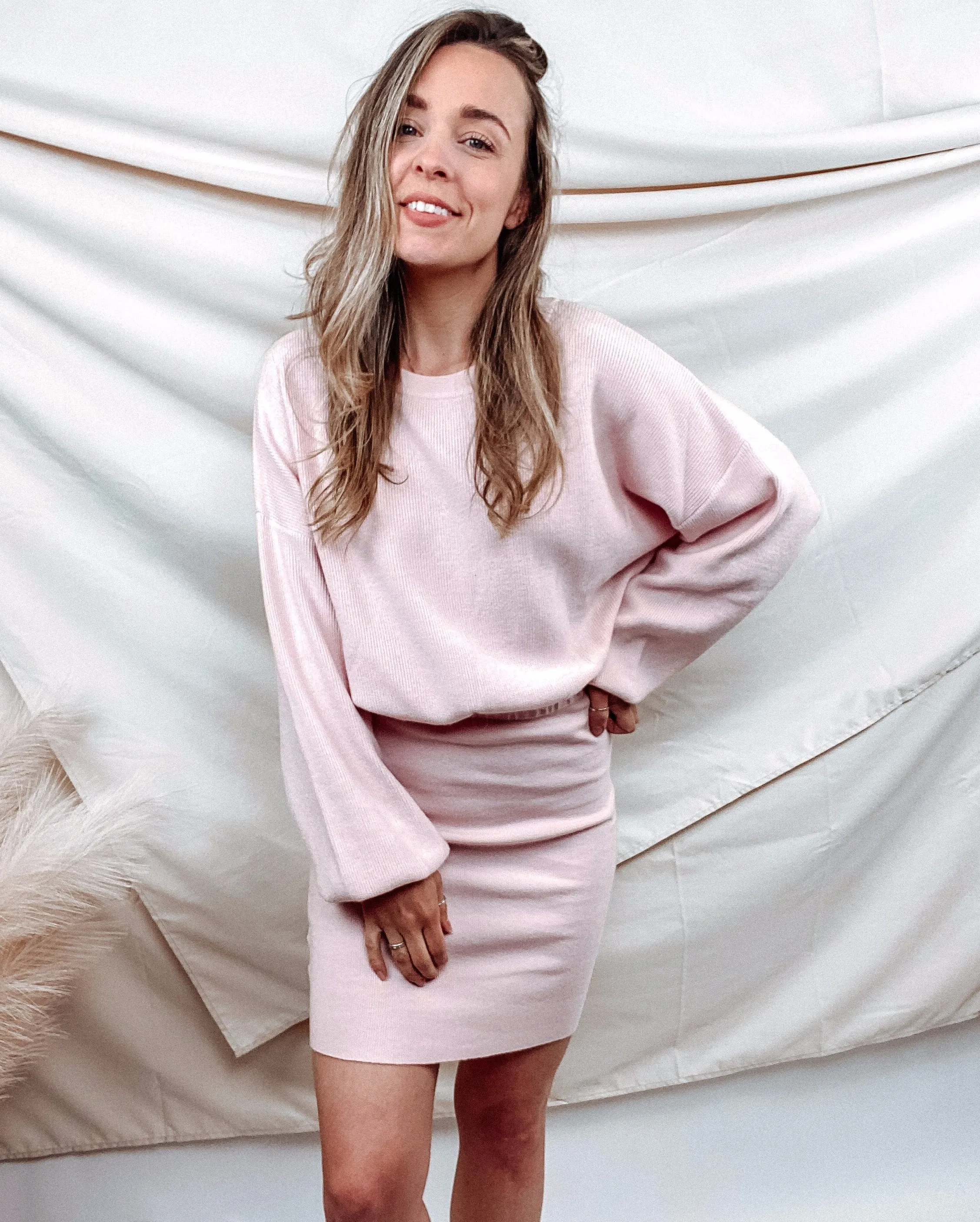 Alyssa Spring Sweater Dress