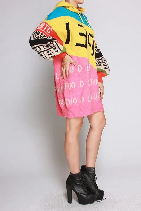 Amelia Hoodie Sweater Dress