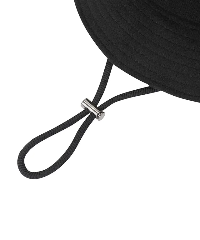 ANEW Golf: Jacquard Triple Logo Bucket Hat - Black