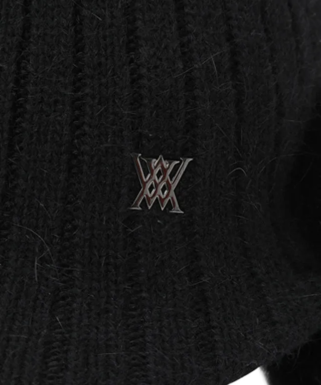 ANEW Golf: Women's Angora Knit Cap - Black