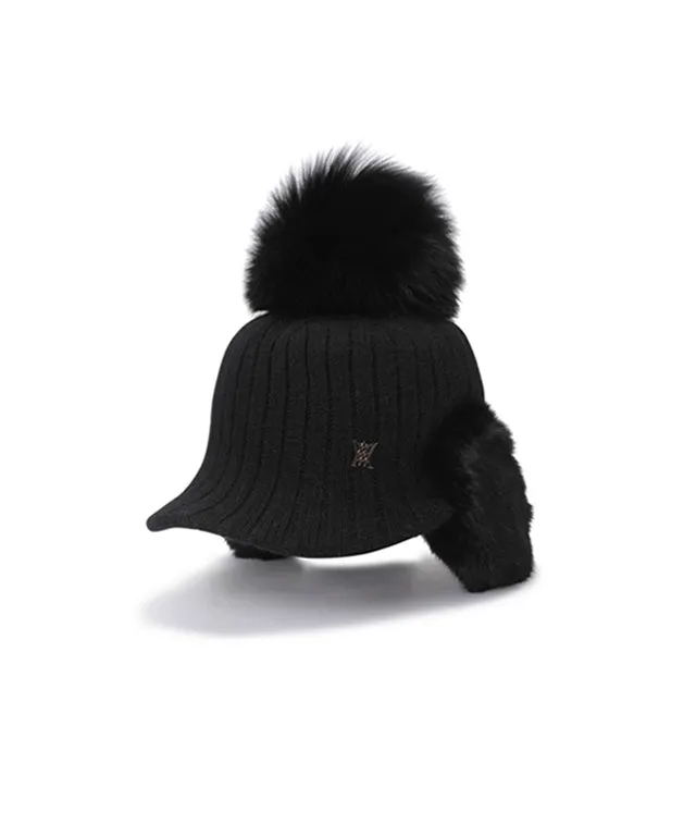 ANEW Golf: Women's Angora Knit Cap - Black