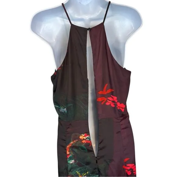 Anthropologie Moulinette Soeurs Cadence Halter Keyhole Multicolor Maxi Dress