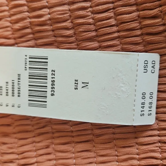 Anthropologie Smocked Sheer Maxi Skirt Tan