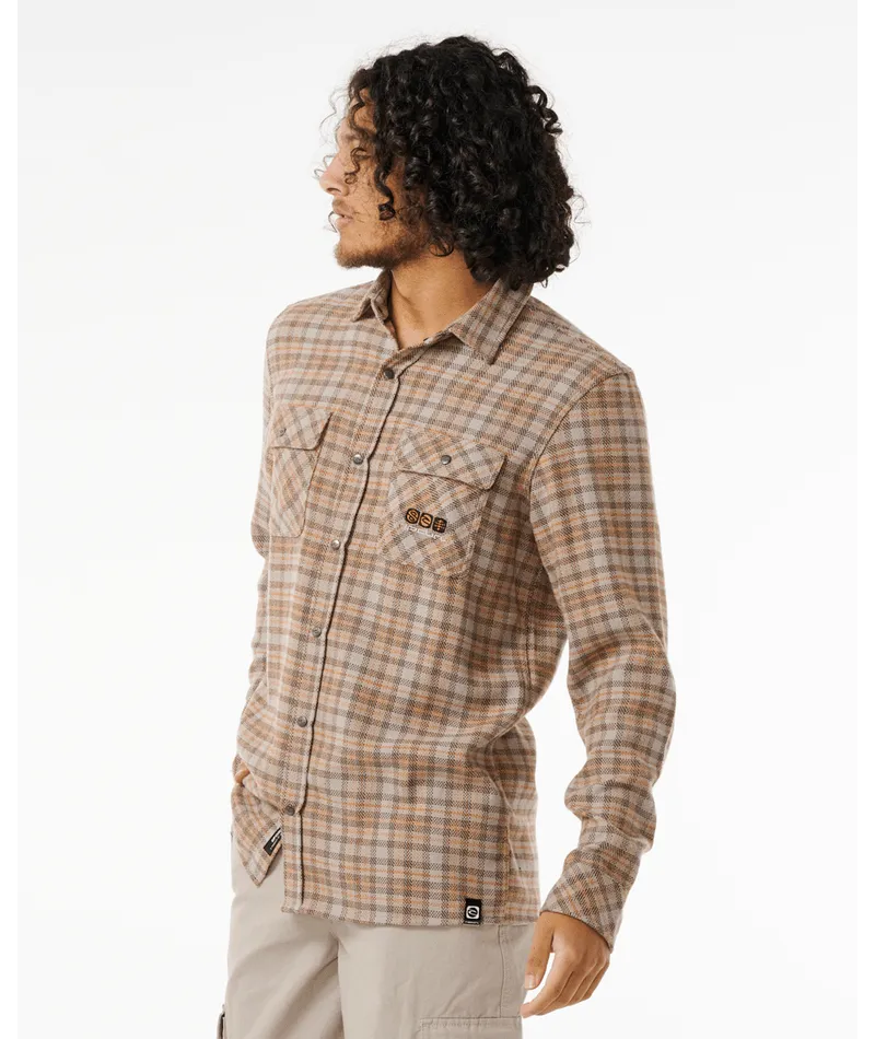ARCHIVE OCEAN TECH FLANNEL - STONE