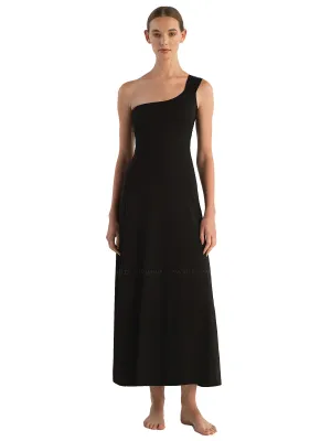 Atenea Black Maxi Dress ::RET