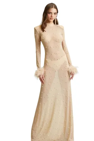 Azora Sheer Maxi Dress