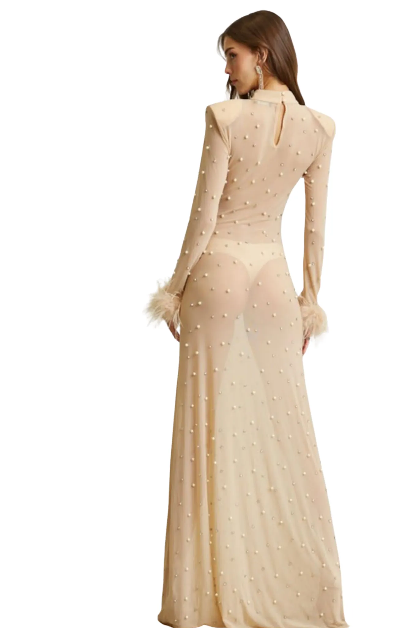 Azora Sheer Maxi Dress