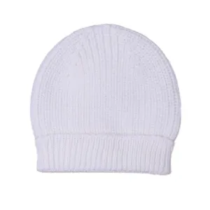 Baby Boys Cream Knit Hat