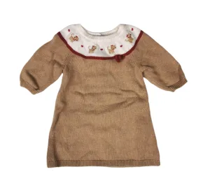 BABY GIRL SIZE 0/3 MONTHS - GYMBOREE Knit Sweater Dress VGUC B38