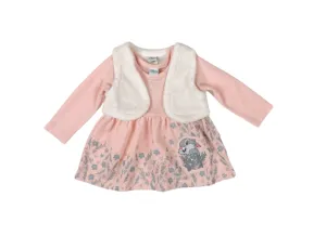 BABY GIRL SIZE 12 MONTHS - DISNEY Baby, 2 Piece Matching Sweater Dress Set EUC B24