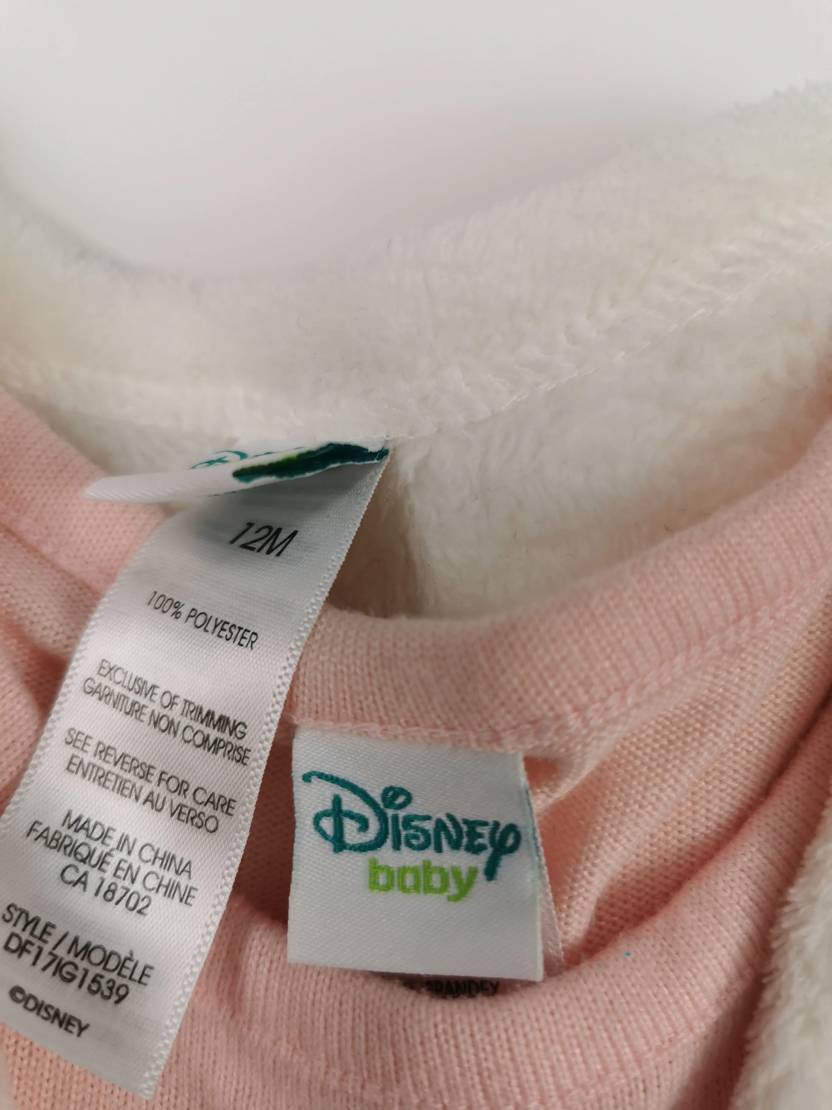 BABY GIRL SIZE 12 MONTHS - DISNEY Baby, 2 Piece Matching Sweater Dress Set EUC B24