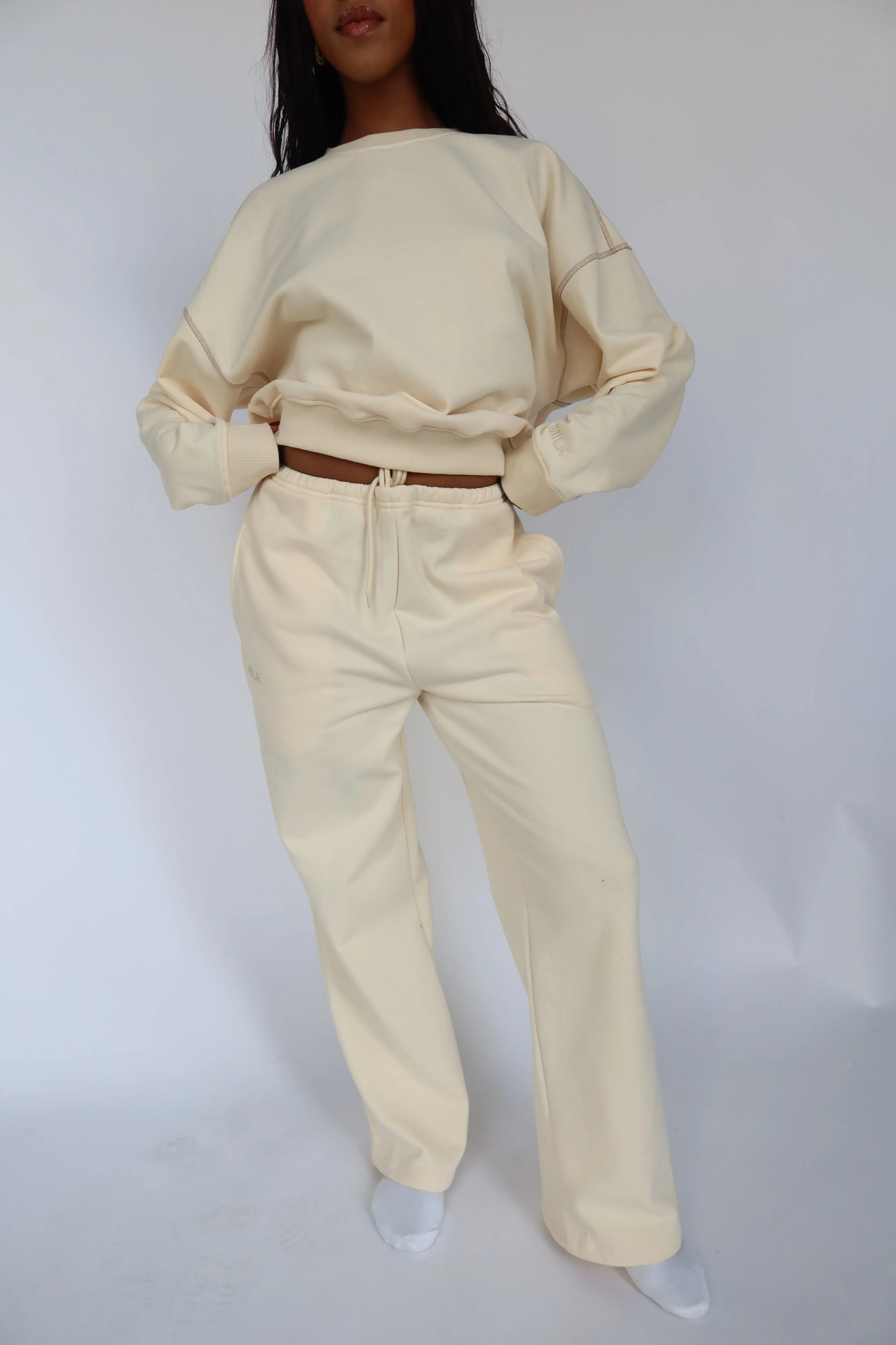 Baggy Wide Leg Sweats-FInal Sale