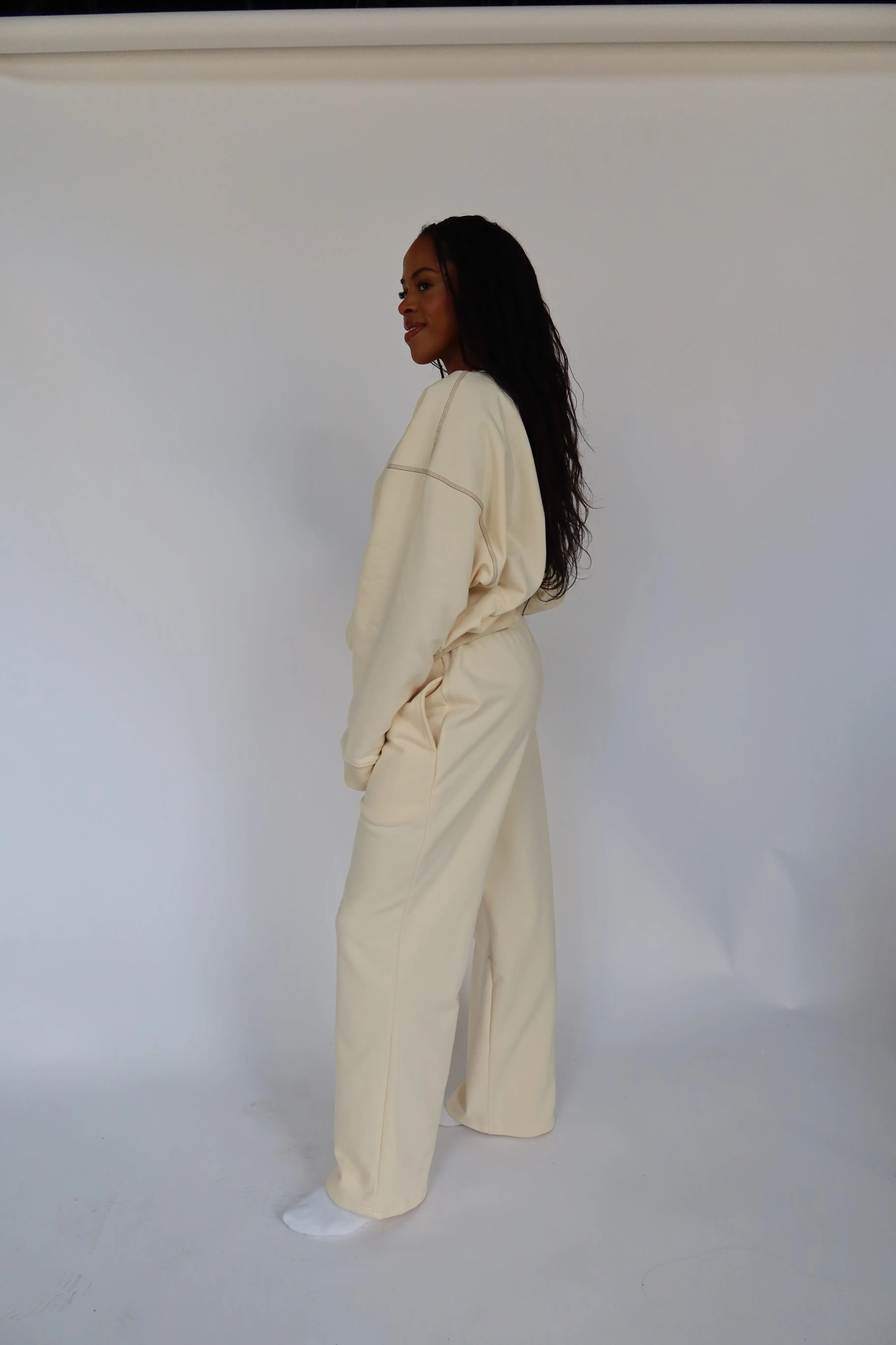 Baggy Wide Leg Sweats-FInal Sale