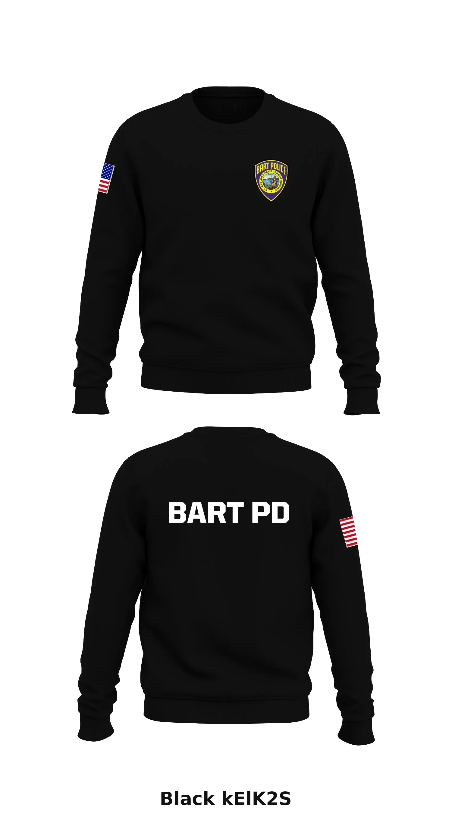 BART PD Store 1 Core Men's Crewneck Performance Sweatshirt - kElK2S