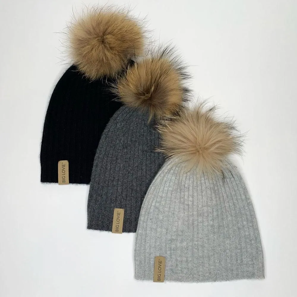BEAUTIFUL SOUL CASHMERE HAT | BLACK