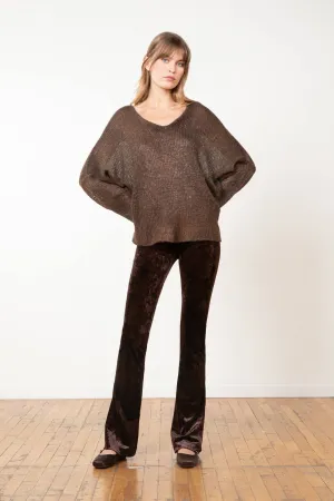 BELLINI Crushed Velvet Brown