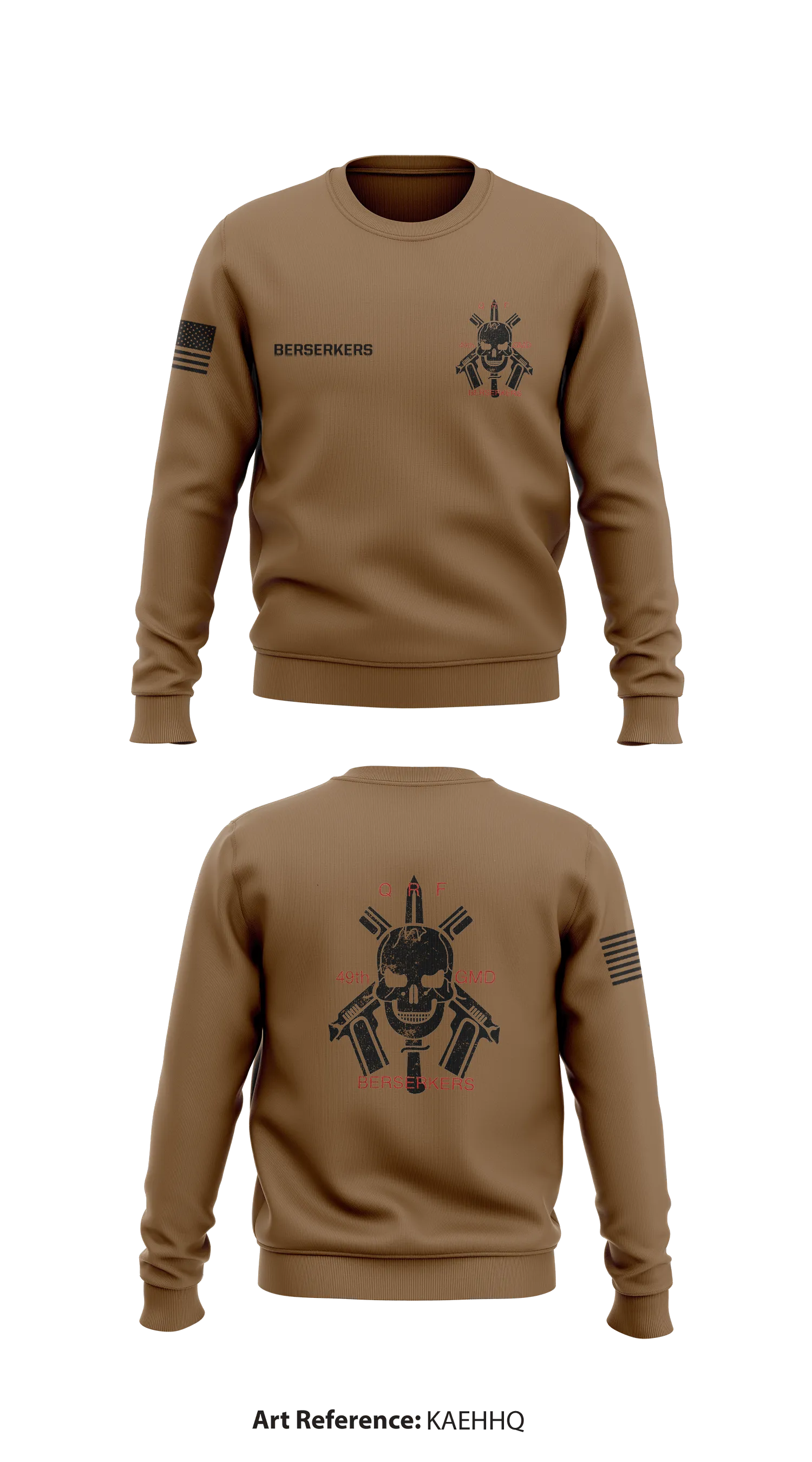 Berserkers Store 2 Core Men's Crewneck Performance Sweatshirt - kaEhhQ