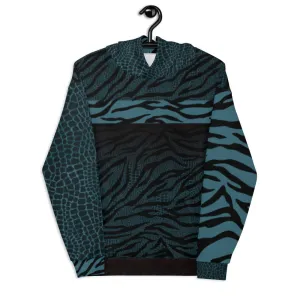 Black and Dark Blue Snake - Unisex Hoodie
