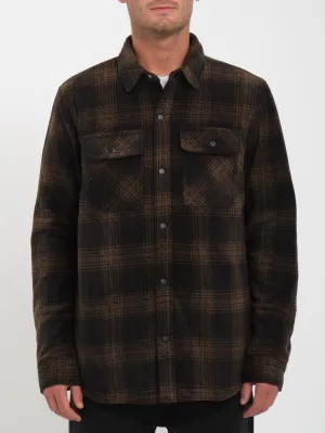 Bowered Fleece Überhemd - BISON