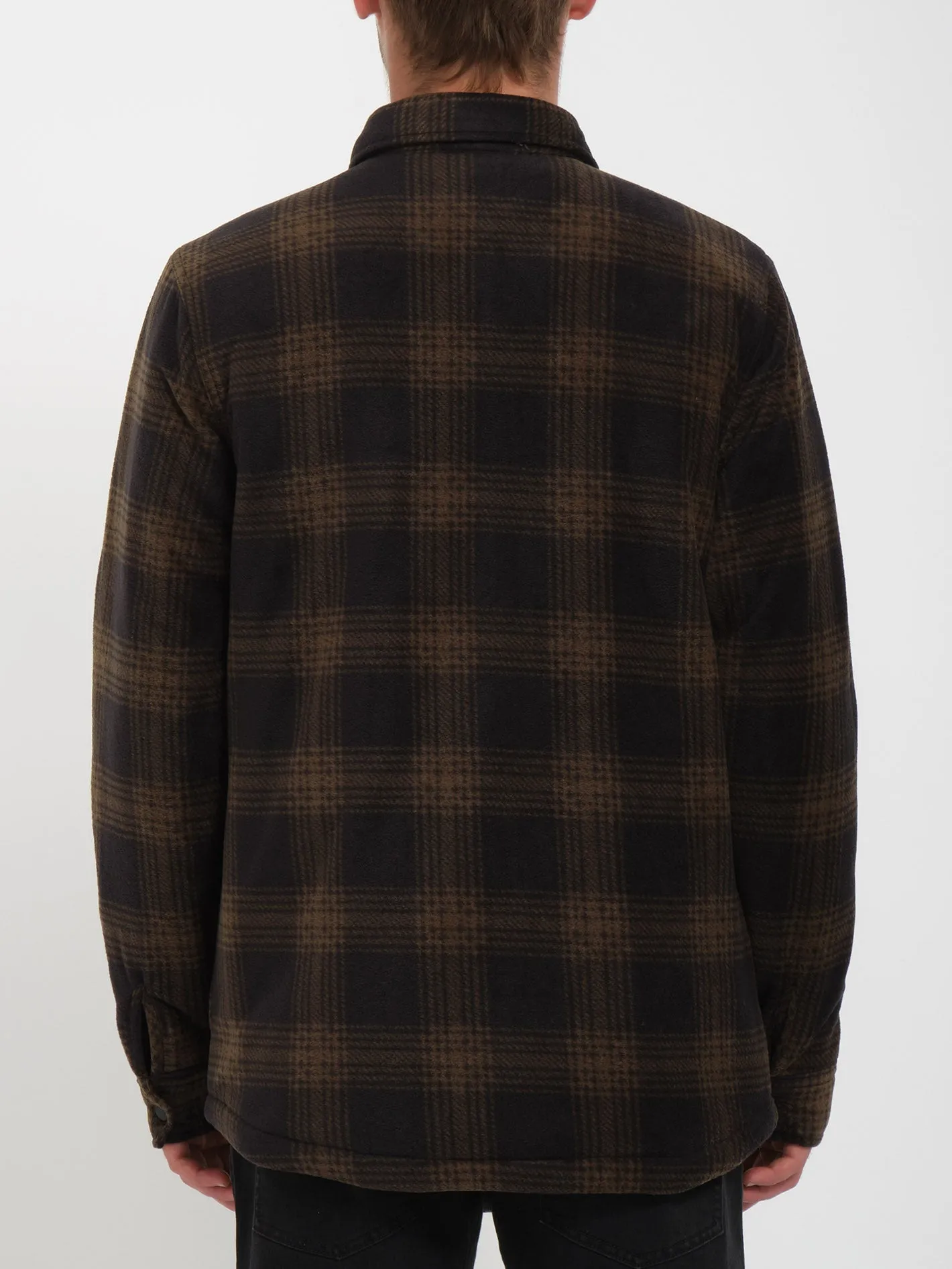 Bowered Fleece Überhemd - BISON