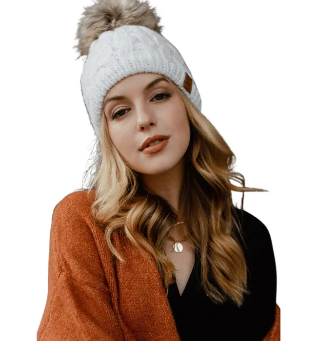Braided Knit Hat