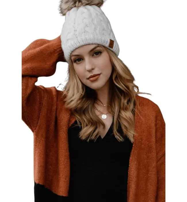Braided Knit Hat