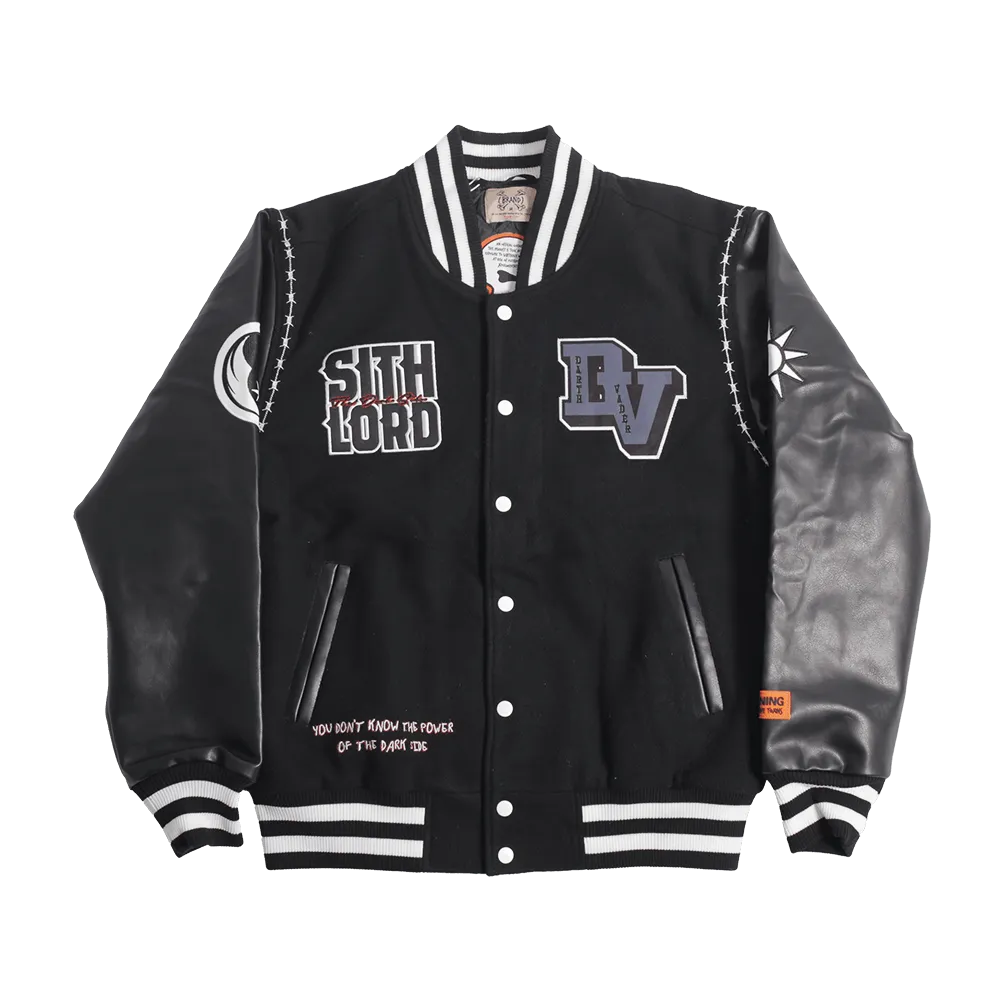BRAND X DARTH VADER VARSITY JACKET (BLACK)