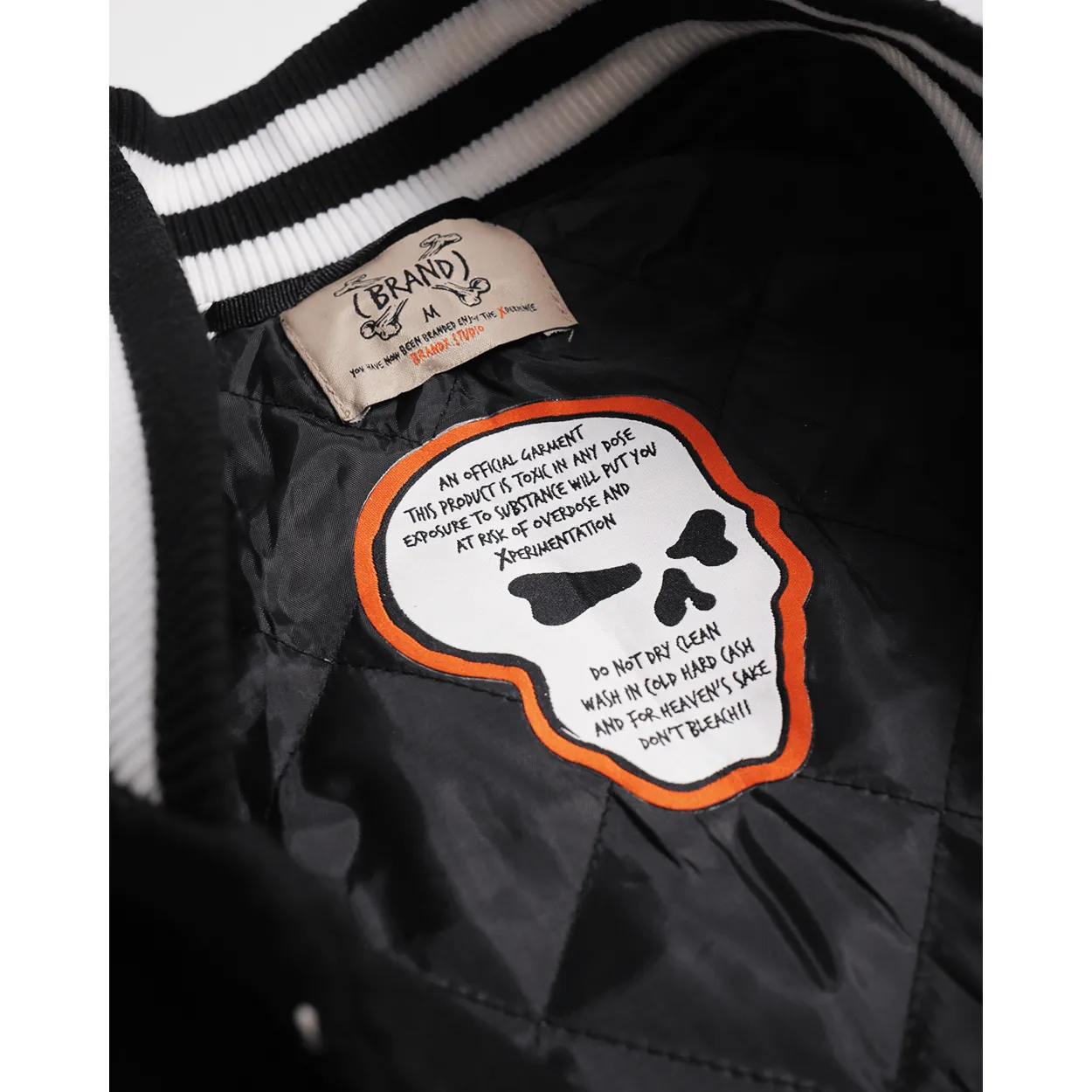 BRAND X DARTH VADER VARSITY JACKET (BLACK)