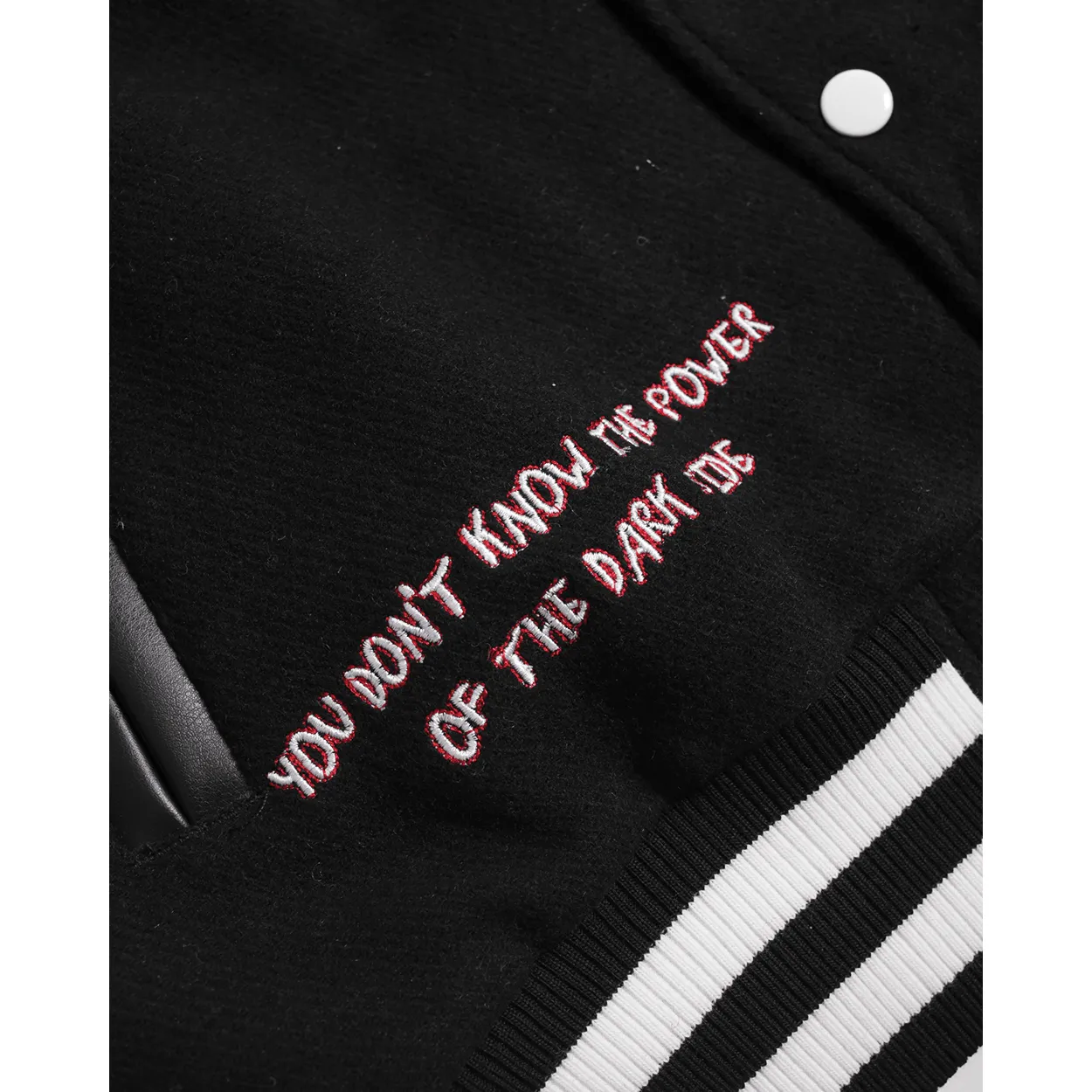 BRAND X DARTH VADER VARSITY JACKET (BLACK)